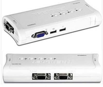 4-port USB KVM Switch kit Hot on Sale