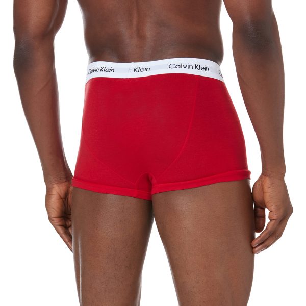 (Falta 1 bóxer, incluye 2) Talla: L - Calvin Klein Bóxer Low Rise Trunk  para Hombre, Multicolor  Embalaje Deteriorado Supply