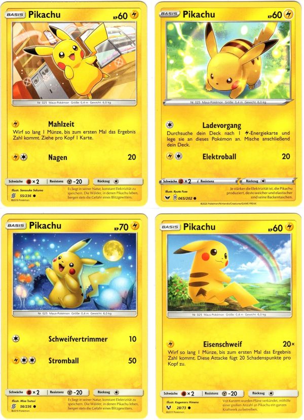 (Edición Alemana) - Colección de Cartas Pokémon Pikachu Embalaje Deteriorado on Sale