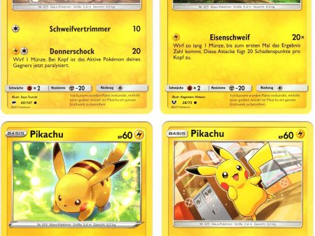 (Edición Alemana) - Colección de Cartas Pokémon Pikachu Embalaje Deteriorado on Sale