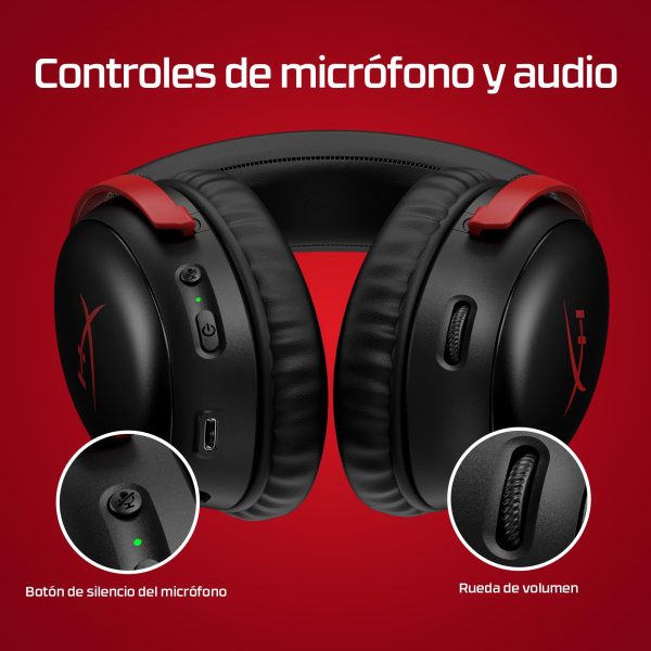 HyperX Cloud III Wireless Auriculares Gaming Inalámbricos Rojos Reacondicionado Online Hot Sale