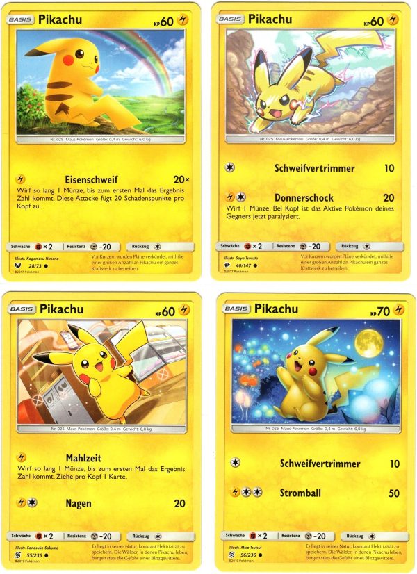 (Edición Alemana) - Colección de Cartas Pokémon Pikachu Embalaje Deteriorado on Sale