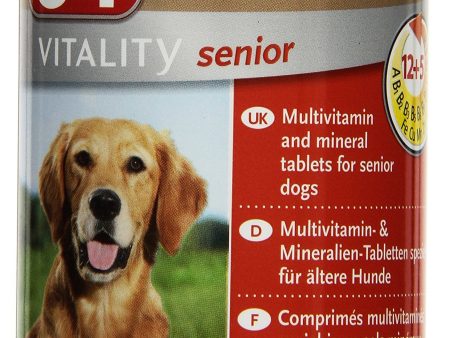 8in1 Multivitaminas para Perros Mayores - 70 Tabletas Embalaje Deteriorado Sale