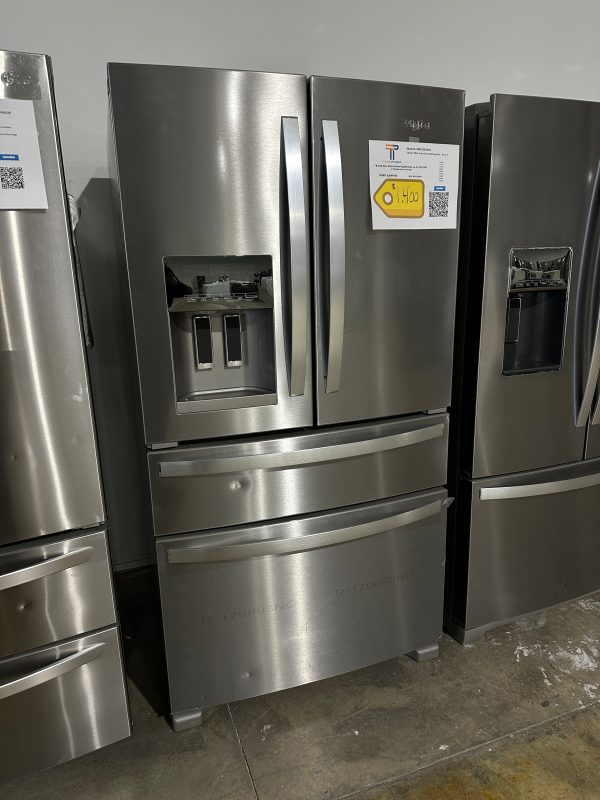 NEW WHIRLPOOL STAINLESS STEEL FRENCH DOOR REFRIGERATOR MODEL: WRX735SDHZ  REF12389S Supply