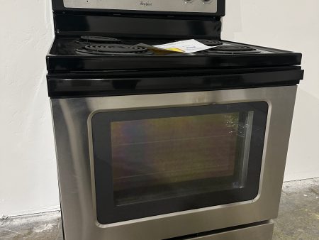 GREAT - LIKE NEW - COIL TOP WHIRLPOOL ELECTRIC RANGE MODEL: w104038078  RAG11560S For Sale