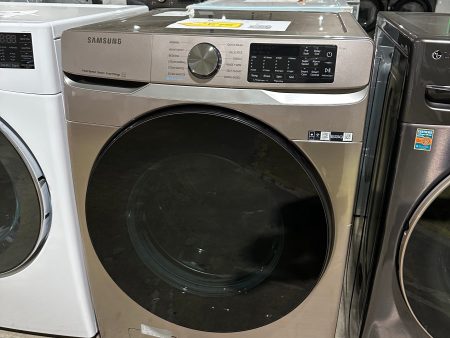 STACKABLE SAMSUNG SMART FRONT LOAD WASHER WITH STEAM MODEL: WF45B6300AC  WAS12065S Cheap