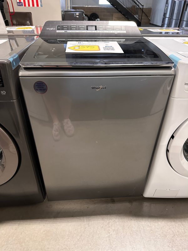 NEW WHIRLPOOL TOP LOAD WASHER WITH REMOVABLE AGITATOR MODEL: WTW8127LC  WAS13207 on Sale