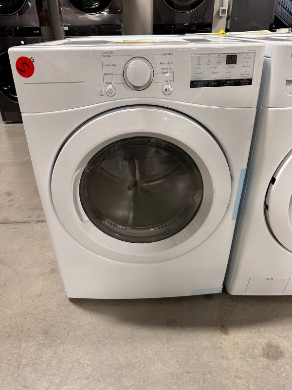 GREAT NEW LG ELECTRIC DRYER WITH FLOWSENSE MODEL: DLE3400W  DRY12511 Online now