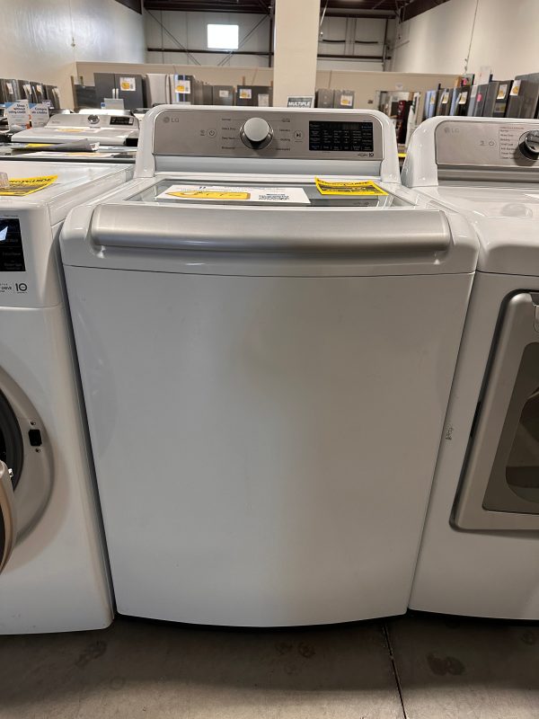 NEW LG SMART TOP LOAD WASHER with 4-WAY AGITATOR MODEL: WT7405CW  WAS13216 Hot on Sale