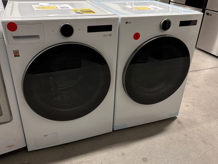 BRAND NEW LG LAUNDRY SET - SMART WASHER ELECTRIC DRYER - WAS13179 DRY12508 on Sale